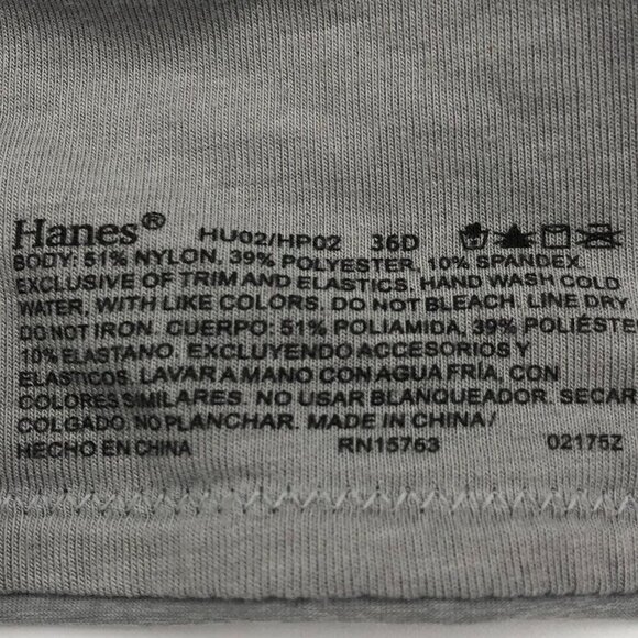 Hanes Gray Bra - Picture 3 of 5